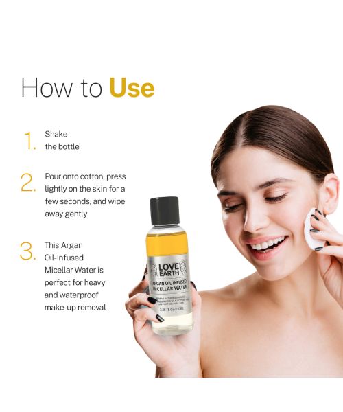 Love Earth: Argan Oil-Infused Micellar Water - 100ml