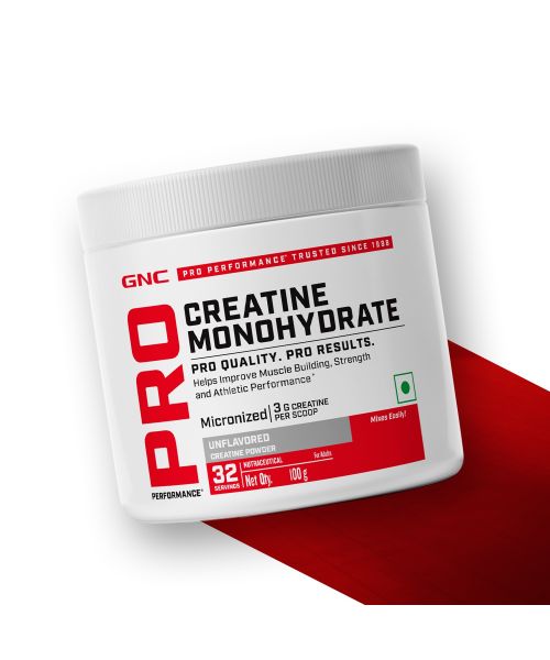 GNC: Pro Performance Creatine Monohydrate | Boosts Athletic Performance|  100gm