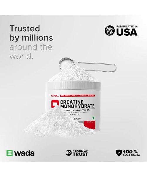 GNC: Pro Performance Creatine Monohydrate | Boosts Athletic Performance|  100gm