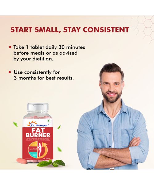 Dr. Morepen: Fat Burner Tablets - 60 Tablets