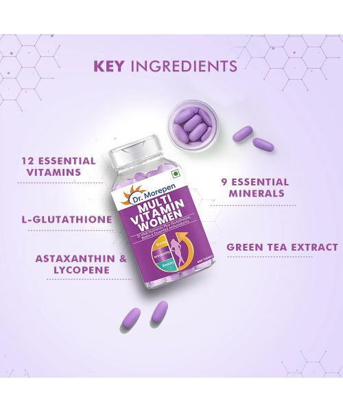 Dr. Morepen: Multivitamins For Women - Energy & Immunity Booster - 60 Tablets