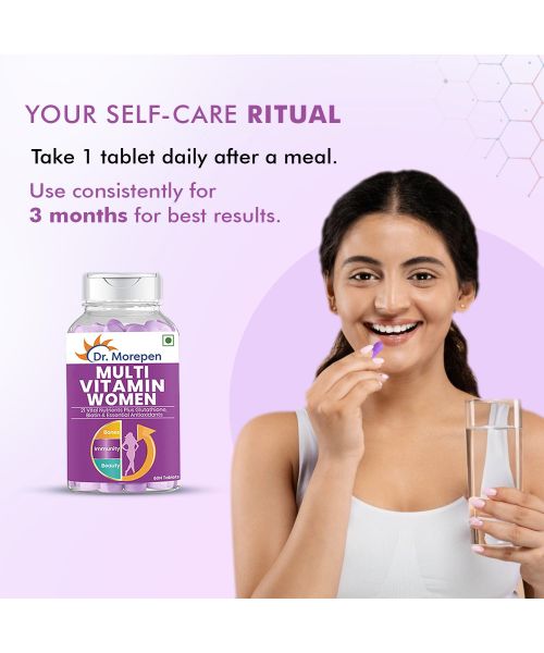 Dr. Morepen: Multivitamins For Women - Energy & Immunity Booster - 60 Tablets