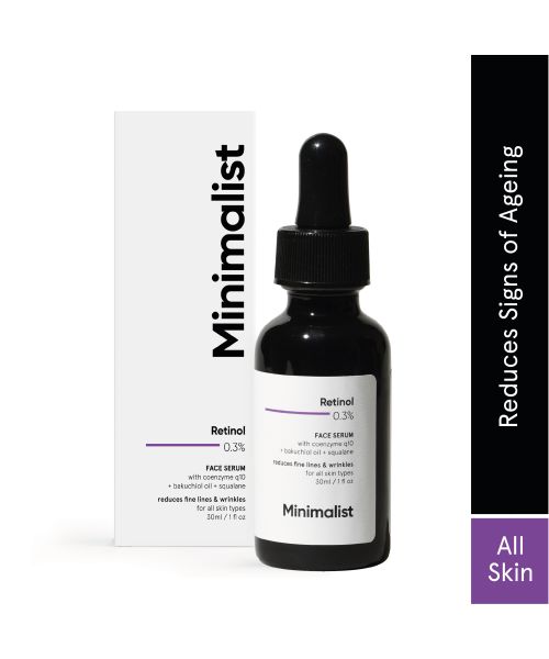 Minimalist: 0.3% Retinol Face serum - 30ml