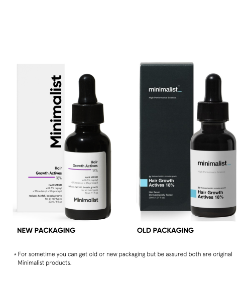 Minimalist: 18% Hair Growth Actives Hair Serum | 30ml