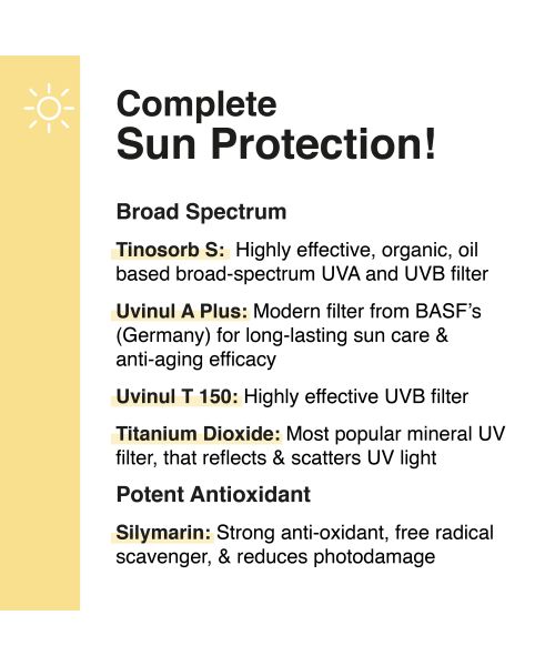 Minimalist: SPF 60 PA ++++ Hybrid Face Sunscreen With Antioxidant Silymarin - 50g