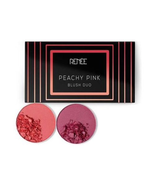 Renee Cosmetics: Peachy Pink Blush Duo - 8gm