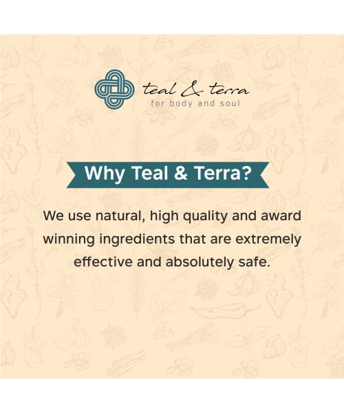 Teal and Terra: Shampoo With Argan Oil, Olive Oil For Hair Strengthening & Restoration - 200ml