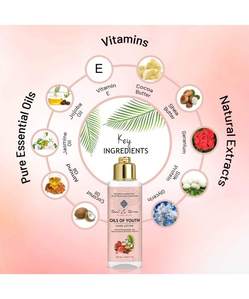 Teal and Terra: Hand Lotion With Almond Oil & Shea Butter - 100ml