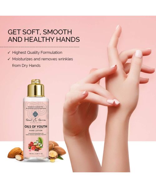 Teal and Terra: Hand Lotion With Almond Oil & Shea Butter - 100ml