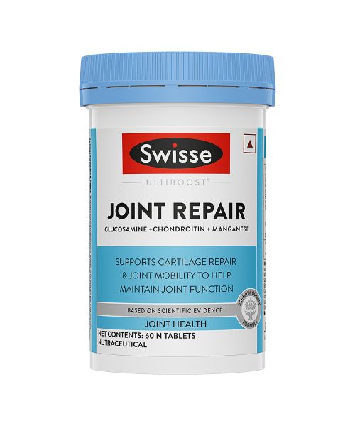 Swisse: Ultiboost Joint Repair Supplement with Glucosamine, Chondroitin & Manganese for Joint Mobility and Function - 60 Tablet