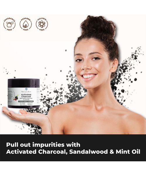 Teal and Terra: Activated Charcoal 3 In 1 Face Mask - 100gm