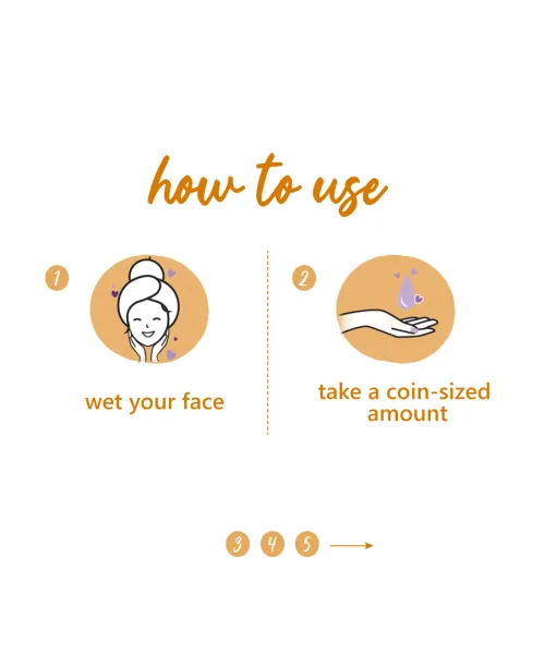 Plum: Chamomile & White Tea Brighten-Up Face Scrub - 75gm