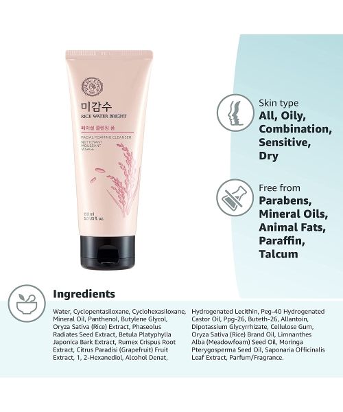 The Face Shop: Rice Water Bright Cleansing Foam | 150ml