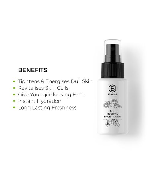 Brillare: Age Revival Face Toner For Ageing Skin - 50ml