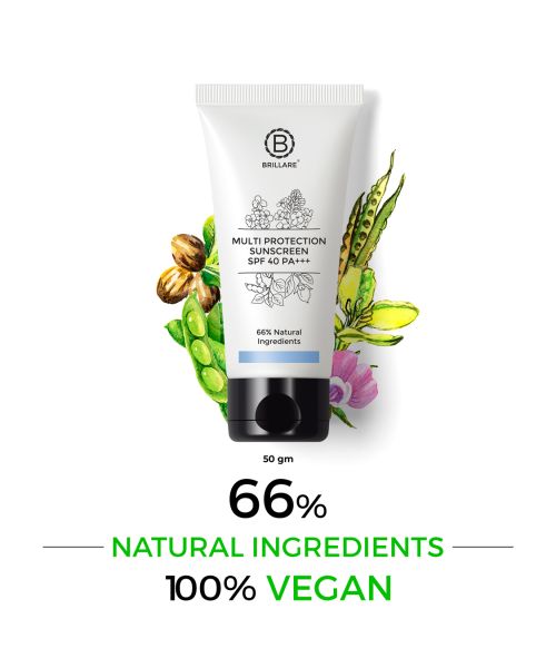 Brillare: Multi-Protection Sunscreen SPF 40 - 50gm