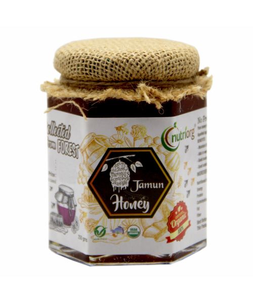 Nutriorg: Certified Organic Honey with Jamun Flavor - 250 gm