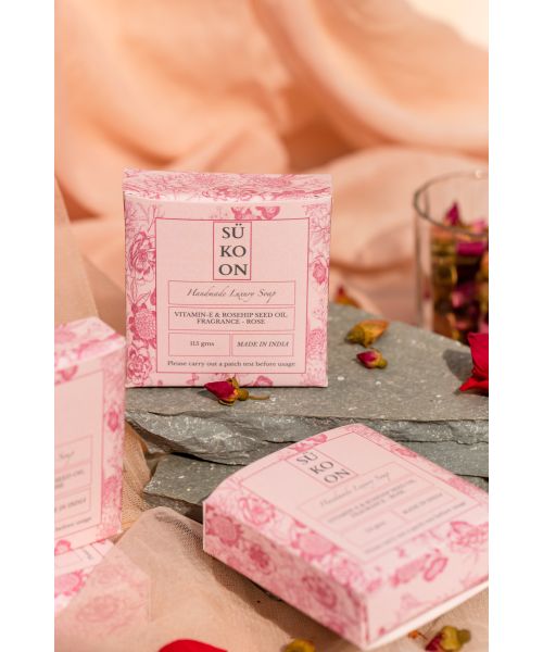 Sukoon: Vitamin E & Rosehip Seed Oil Soap