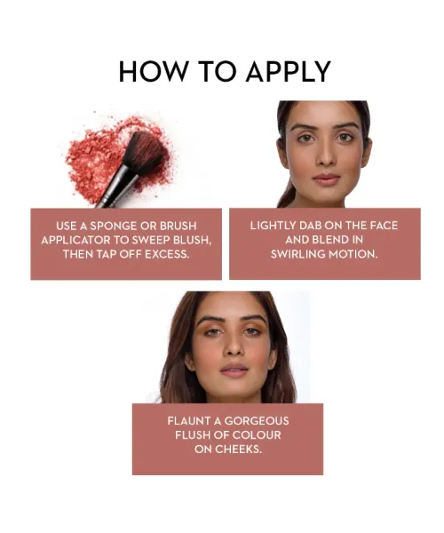 Sugar Cosmetics : Contour De Force - Mini Blush - 05 Coral Climax (Bright Coral Blush) - 12gm