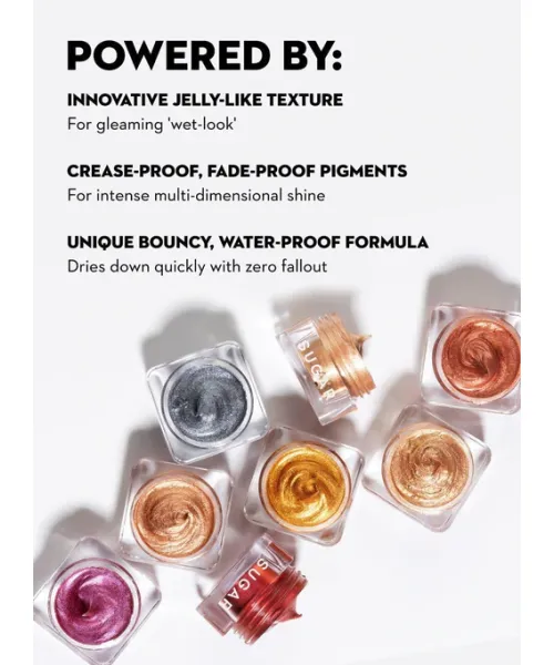 Sugar Cosmetics : Eye Love - Jelly Eyeshadow - 02 Gold Glamour - 3gm