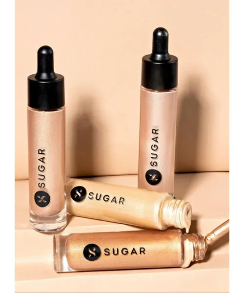 Sugar Cosmetics : Own The Light - Liquid Highlighter - 02 Diva Dazzle (Rosey Taupe) - 20ml