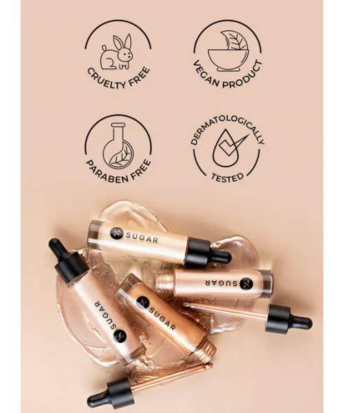 Sugar Cosmetics : Own The Light - Liquid Highlighter - 02 Diva Dazzle (Rosey Taupe) - 20ml