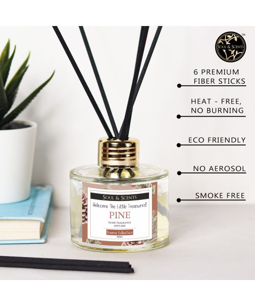 Soul & Scents: Pine Reed Diffuser 120ml