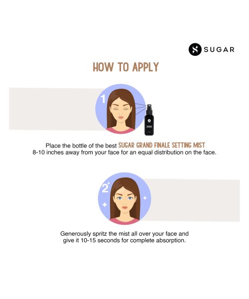 Sugar Cosmetics : Grand Finale - Dewy Setting Mist - 50ml