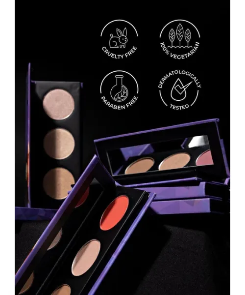 Sugar Cosmetics : Contour De Force - Face Palette with Lightweight Blush, Highlighter And Bronzer - 01 Subtle Summit -12gm