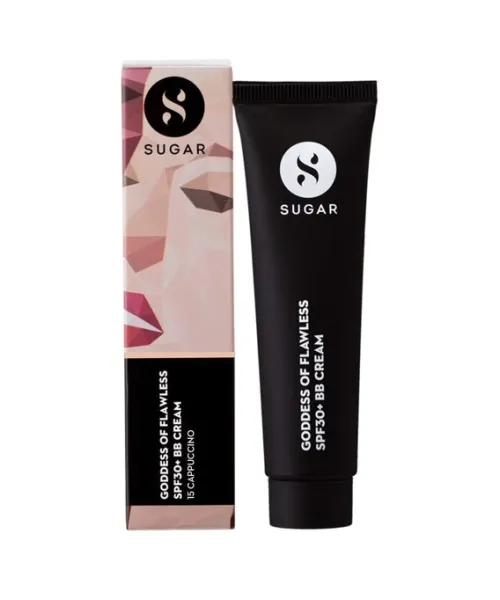 Sugar Cosmetics : Goddess Of Flawless - BB Cream with SPF 30 - 15 Cappuccino (Light Shades) - 25ml