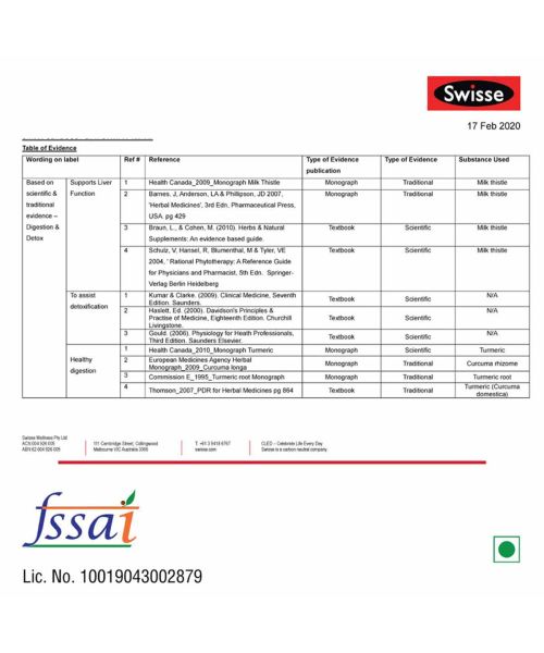 Swisse: Ultiboost Liver Detox Supplement for Complete Liver Support, Cleansing and Detox - 30 Tablets
