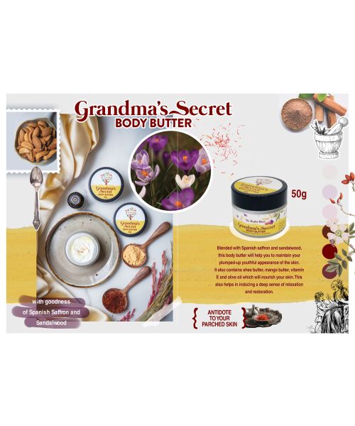 The Herbal Blend: Grandma's Secret Body Butter - 50gm