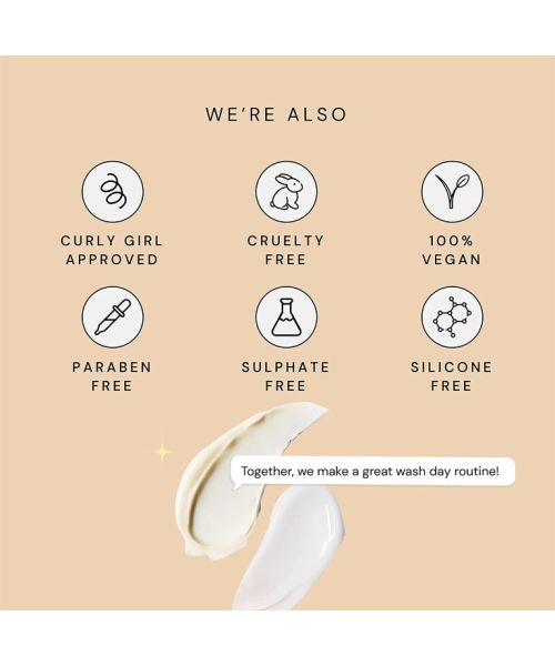 Fix My Curls : Everyday Moisturizing Shampoo And Cleansing Shampoo With Hydrating Deep Conditioner Wash Day Pack - 50ml Each