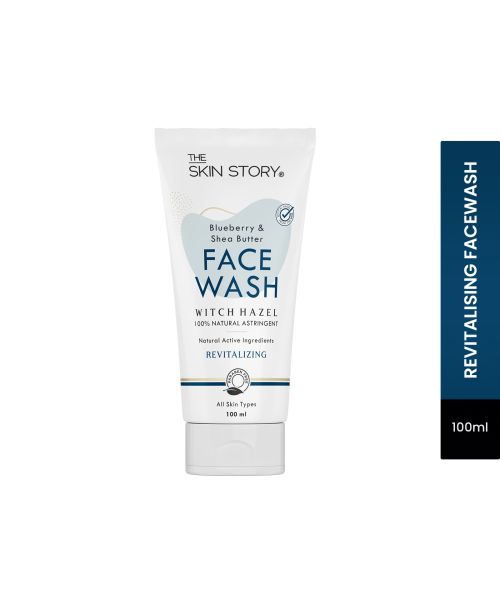 The Skin Story: Shea Butter & Blueberry Facewash - Revitaliser - 100 ml