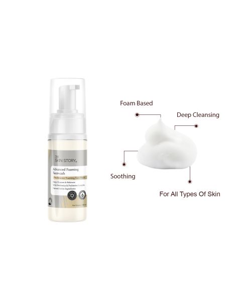 The Skin Story: Advanced Foaming Facewash - 100ml