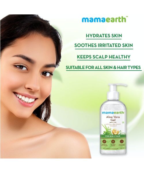 Mamaearth: Aloe Vera Gel For Face - 300ml