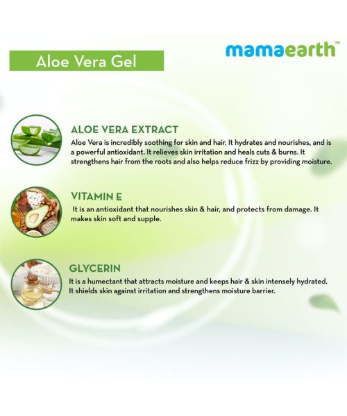 Mamaearth: Aloe Vera Gel For Face - 300ml