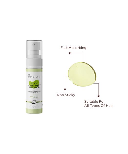 The Skin Story: Hair Mist with Kiwi Extract - UV Protection - 100 ml