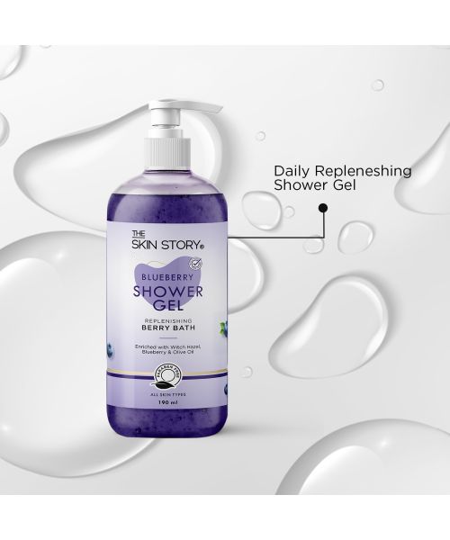 The Skin Story: Blueberry Shower Gel -190ml