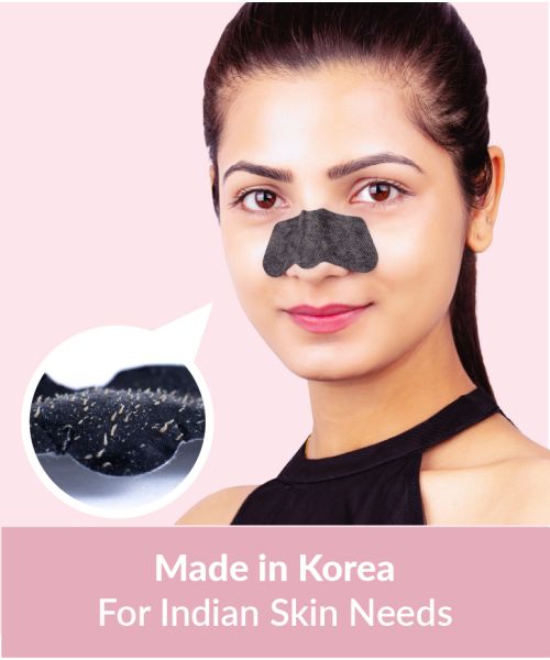 Priveda: Deep Cleansing Charcoal Nose Strip - Pack of 4