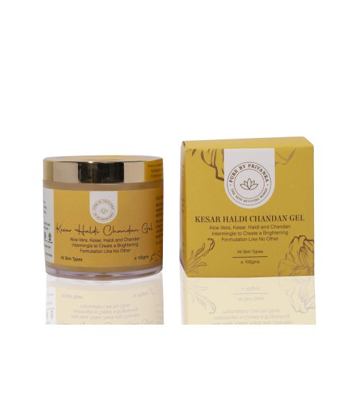 Pure by Priyanka: Kesar Haldi Chandan Gel - 100 gm