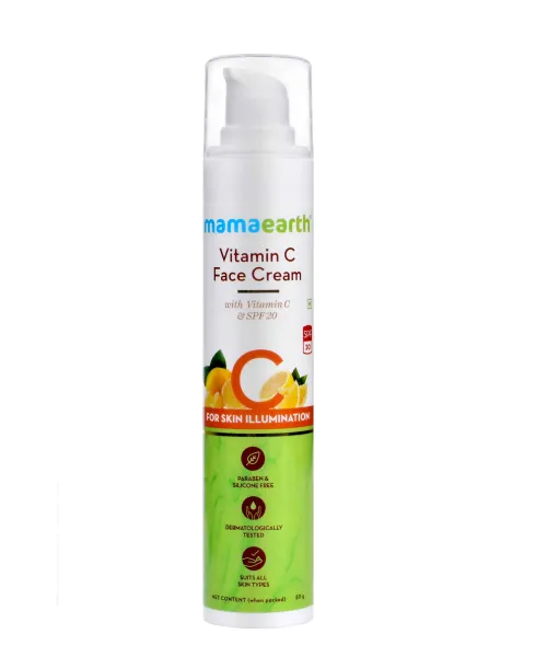 Mamaearth: Vitamin C Cream for skin brightening - 50gm