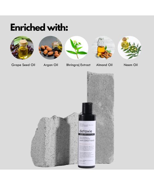 Detoxie: Frizz Control & Hard Water Repair Hair Conditioner - 200ml