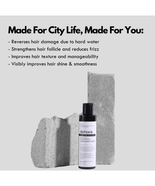 Detoxie: Frizz Control & Hard Water Repair Hair Conditioner - 200ml
