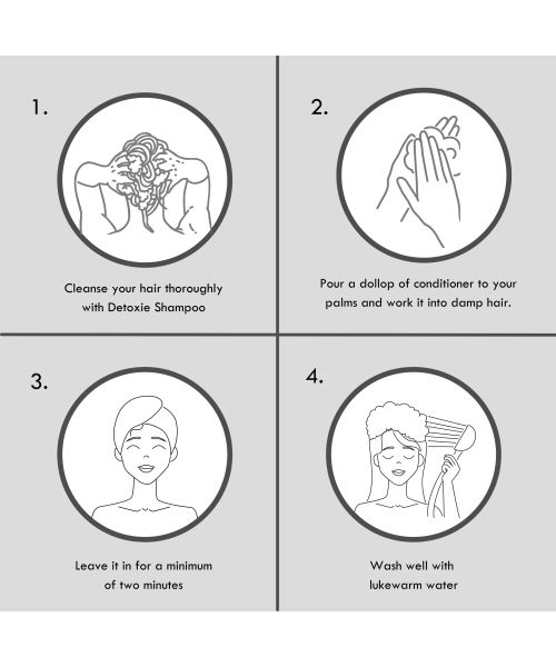 Detoxie: Frizz Control & Hard Water Repair Hair Conditioner - 200ml