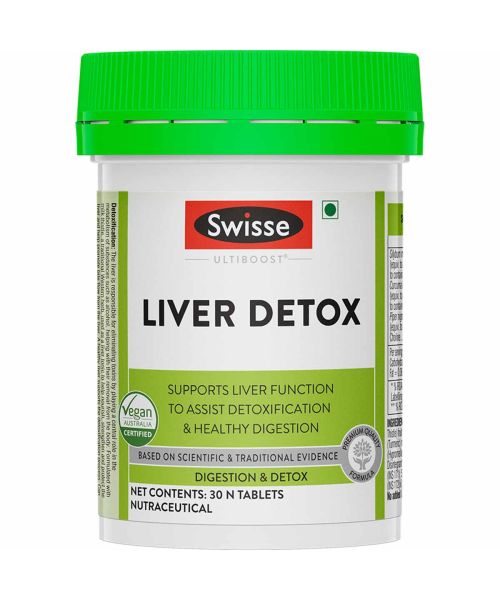 Swisse: Ultiboost Liver Detox Supplement for Complete Liver Support, Cleansing and Detox - 30 Tablets