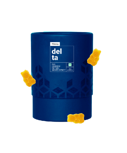 Allbeing: Delta- Bone, Thyroid and Brain Health Gummy - 30 Gummies