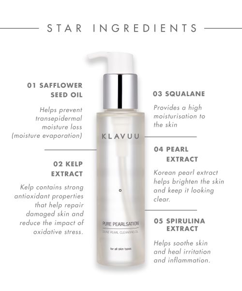 Klavuu: Pure Pearlsation Divine Pearl Cleansing Oil - 150 ml