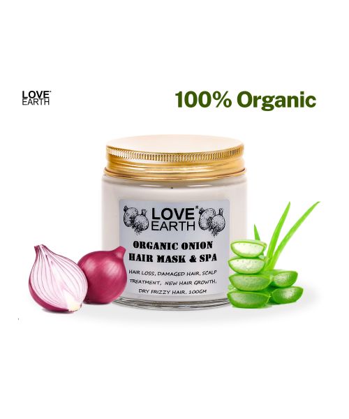 Love Earth: Organic Onion Hair Mask & Spa - 100g