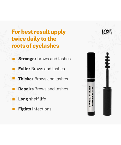 Love Earth: Organic Eyelash Growth Serum - 5ml