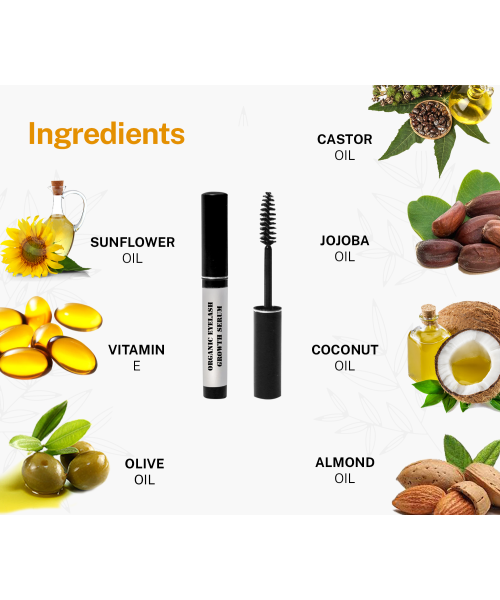 Love Earth: Organic Eyelash Growth Serum - 5ml